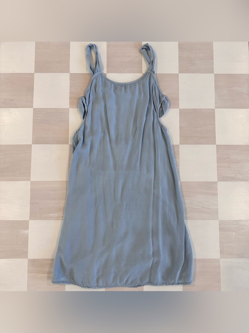 brandy melville rare blaine light pastel blue cotton blend cottagecore dress